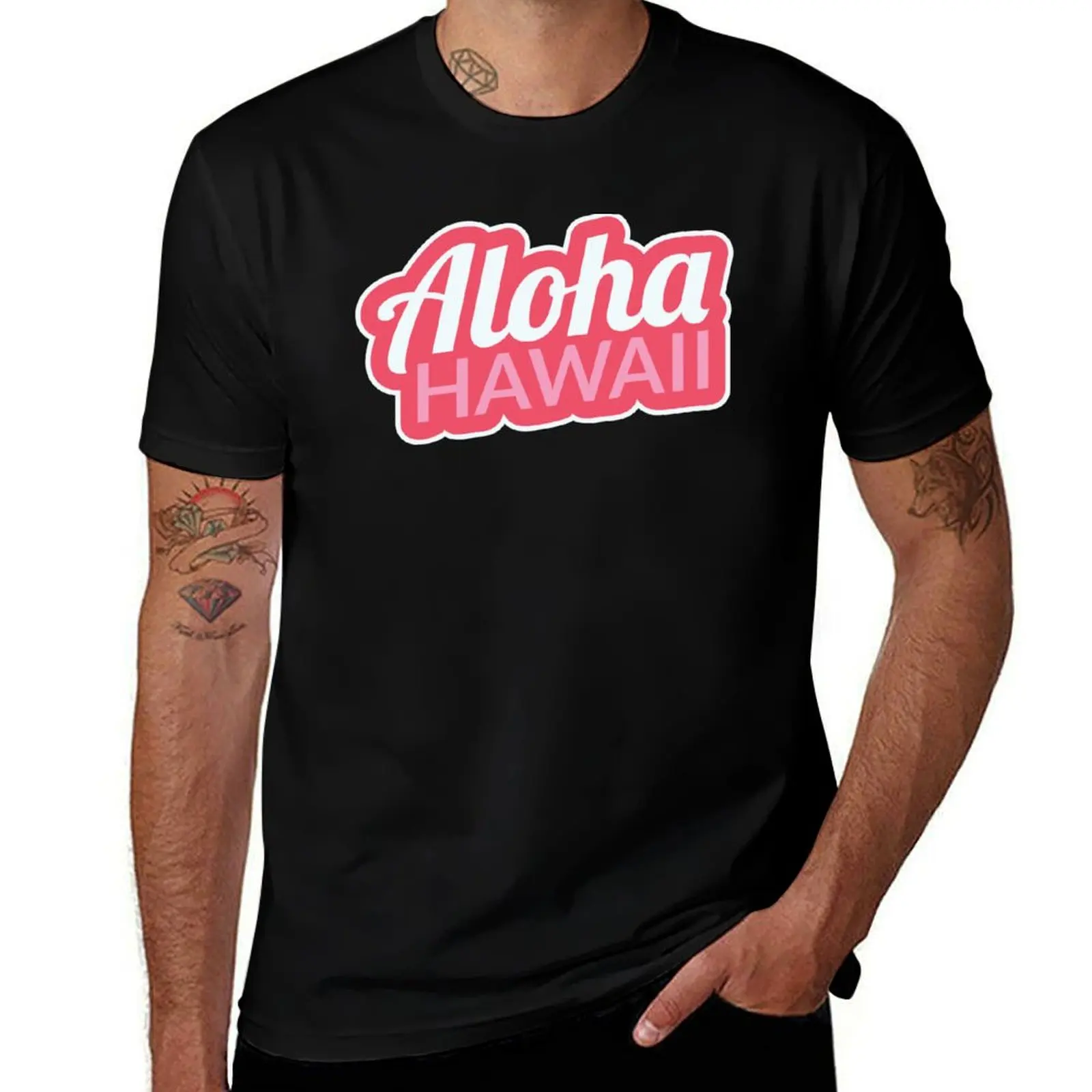 aloha summer T-Shirt Plus Size Outdoor Casual Top T-Shirt