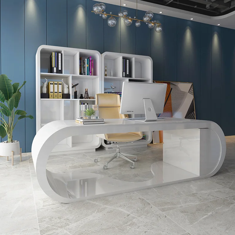 Italian President Executive Desk Manager Desk Chairman Office Furniture Affordable Luxury Fashion Office