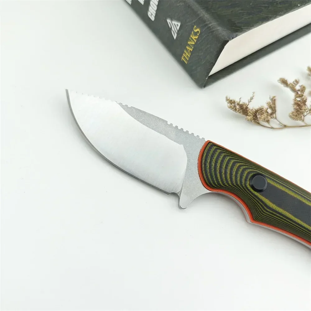 BM 15017 Hidden Canyon Small Multifunctional Fixed Knife with Kydex Sheath Portable EDC Camping Picnic Hiking Climb Outdoor Tool