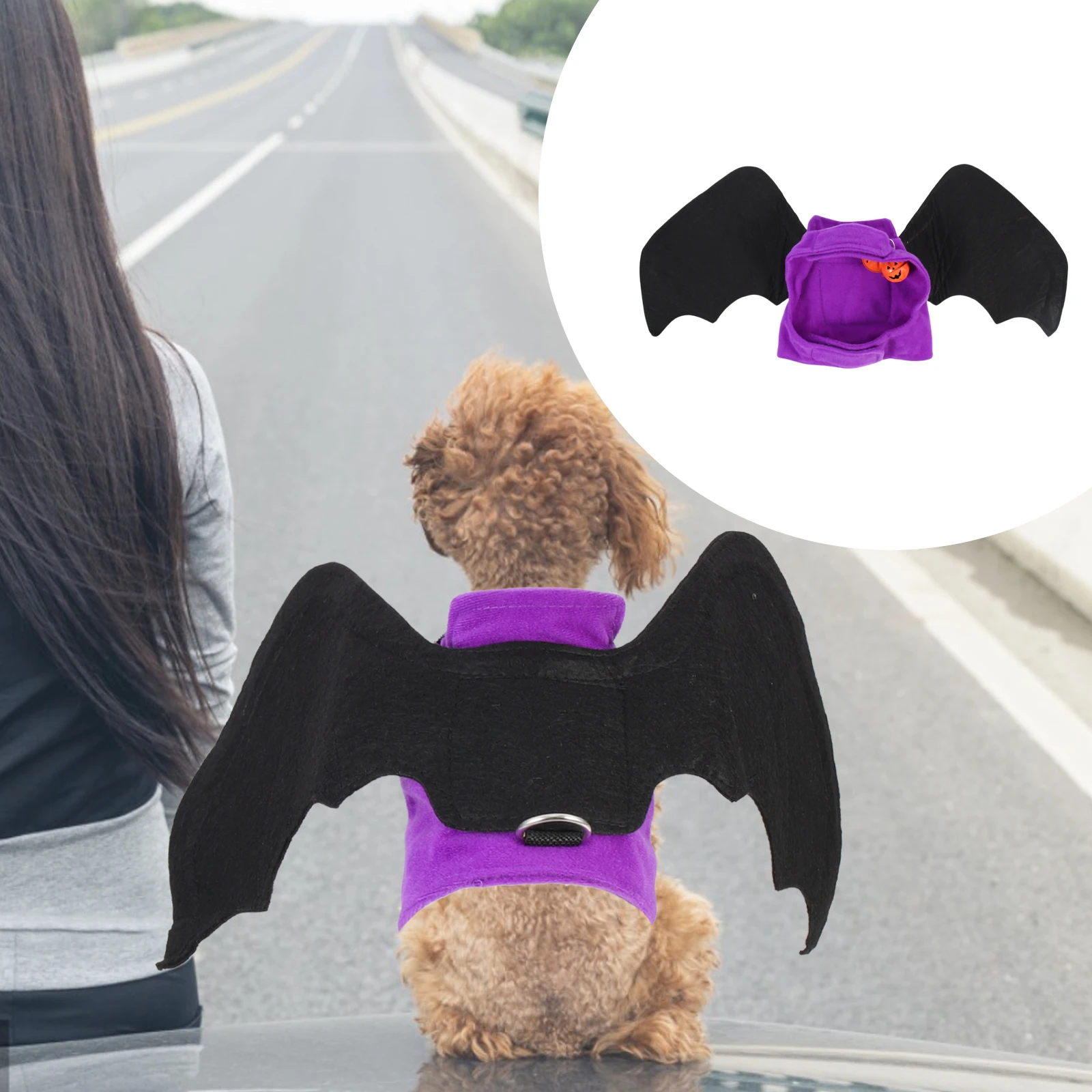 

Bat Clothes Costume for Dog Cat Suit Cats Clothing Halloween Puppy Pet Accessory