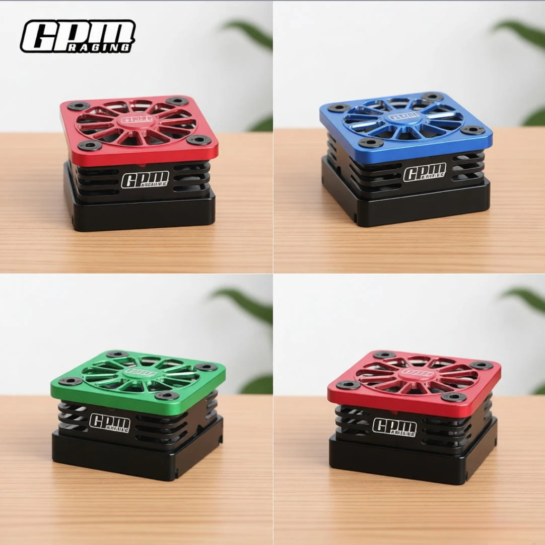 GPM Aluminum Alloy High-Speed Dual Ball Bearing ESC Fan 20000 RPM for TRAXXAS Mini XRT Mini Small X 1/10 Rustler