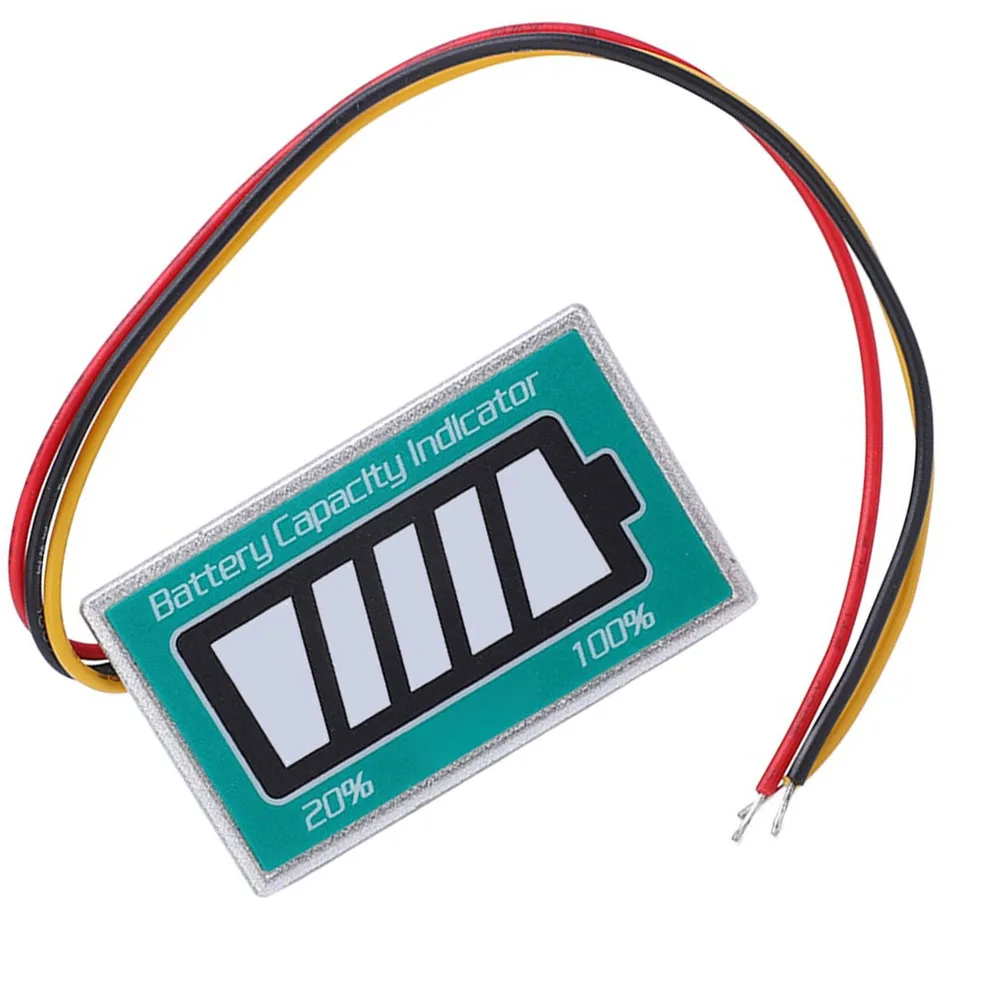 

Battery Power Meter with Voltage and Capacity Display for Motorcycles Cars Trucks and Vehicles Easy Installation