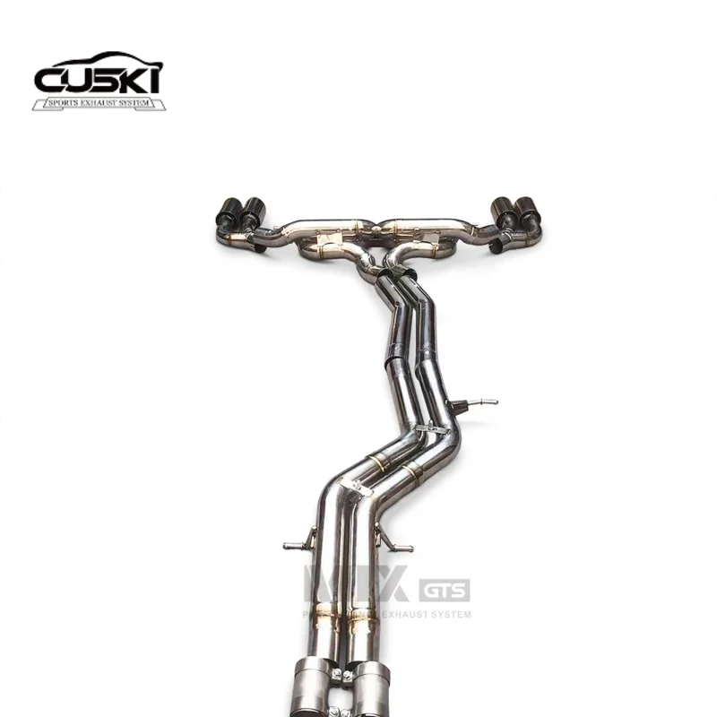 High Flow Catback Exhaust Applicable to 2023 Porsche Cayenne GTS 4.0T v8 quality Stainless Steel Car Accessories exhaust system