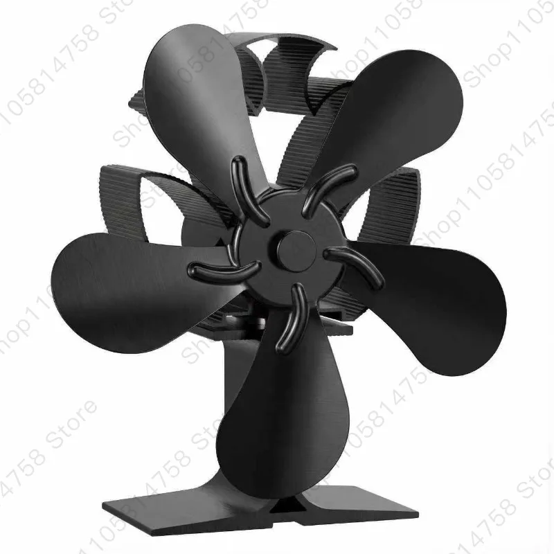 Aluminum alloy fireplace fan spontaneous combustion thermal power without charging thermal energy self-starting fan no noise