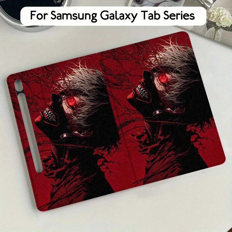 

Tokyo Ghoul Luxury Cool For Samsung Galaxy Tab S9 S10 S6 S7 S8 FE Plus Lite Inch Foldable Cover Tablet Case