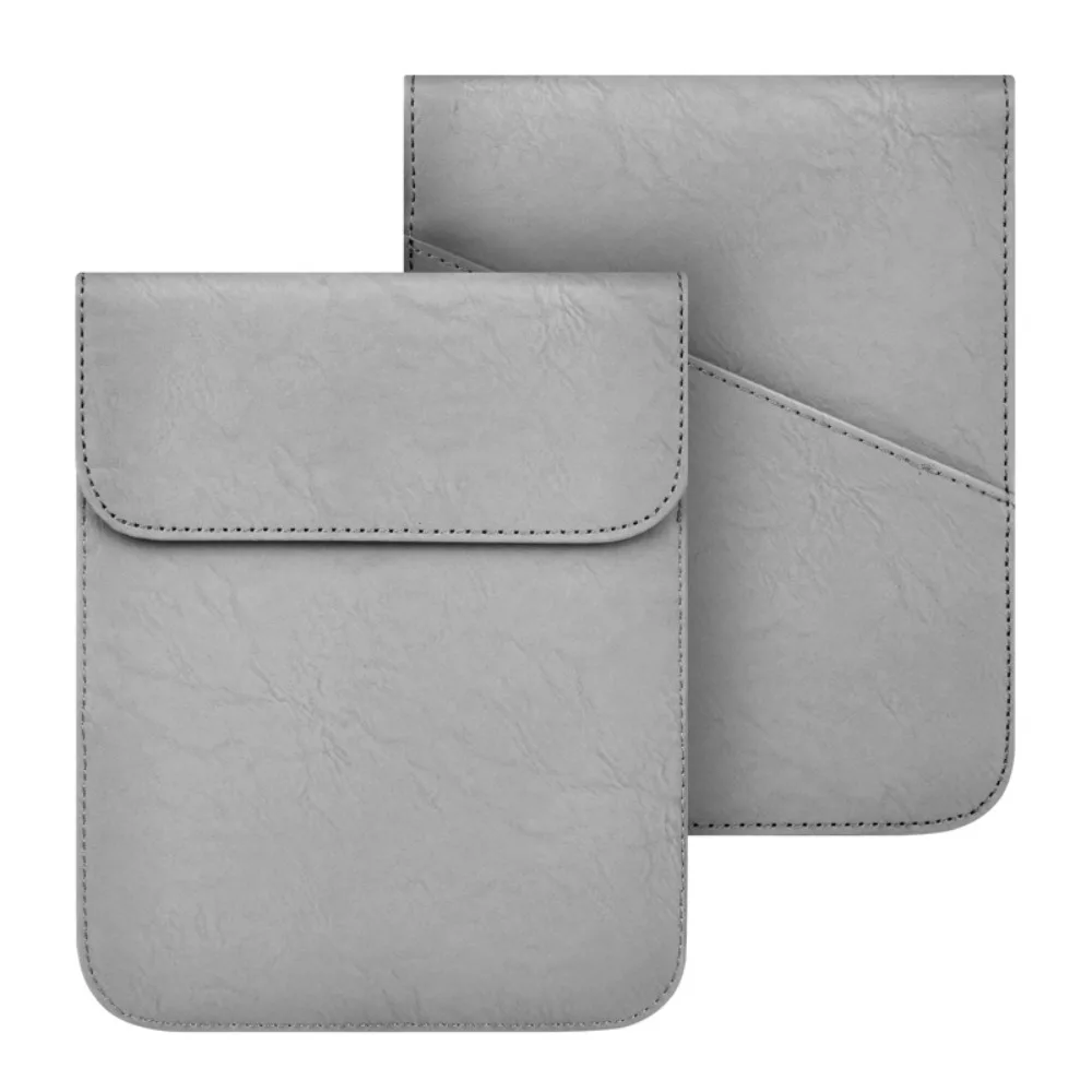 Anti Scratch 6/6.8/7 inch Storage Bag Wear Resistant Leather e-Reader Case Ultra Slim Universal Sleeve for Kindle/Boox/KOBO