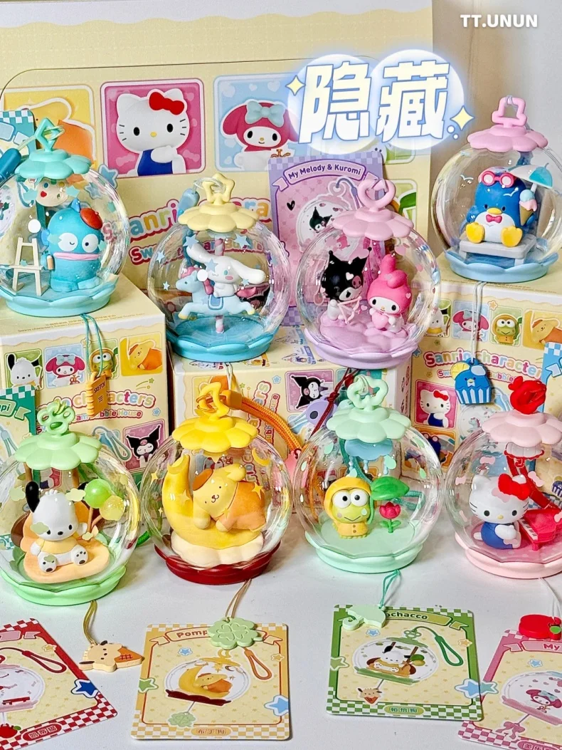 Echte POPMART Kuromi Sweet Dream Bubble House Serie Blind Box Szene Figur Kawaii Sammlerstück Home Decor Geschenk Mystery Box – Detail 1