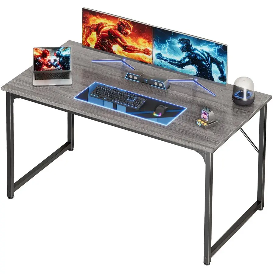 

48 X 24 Inch Computer Desk with Deeper Desktop, Gaming Office Writing Work Desk for Home Office, Study, Bedroom, Work from Home