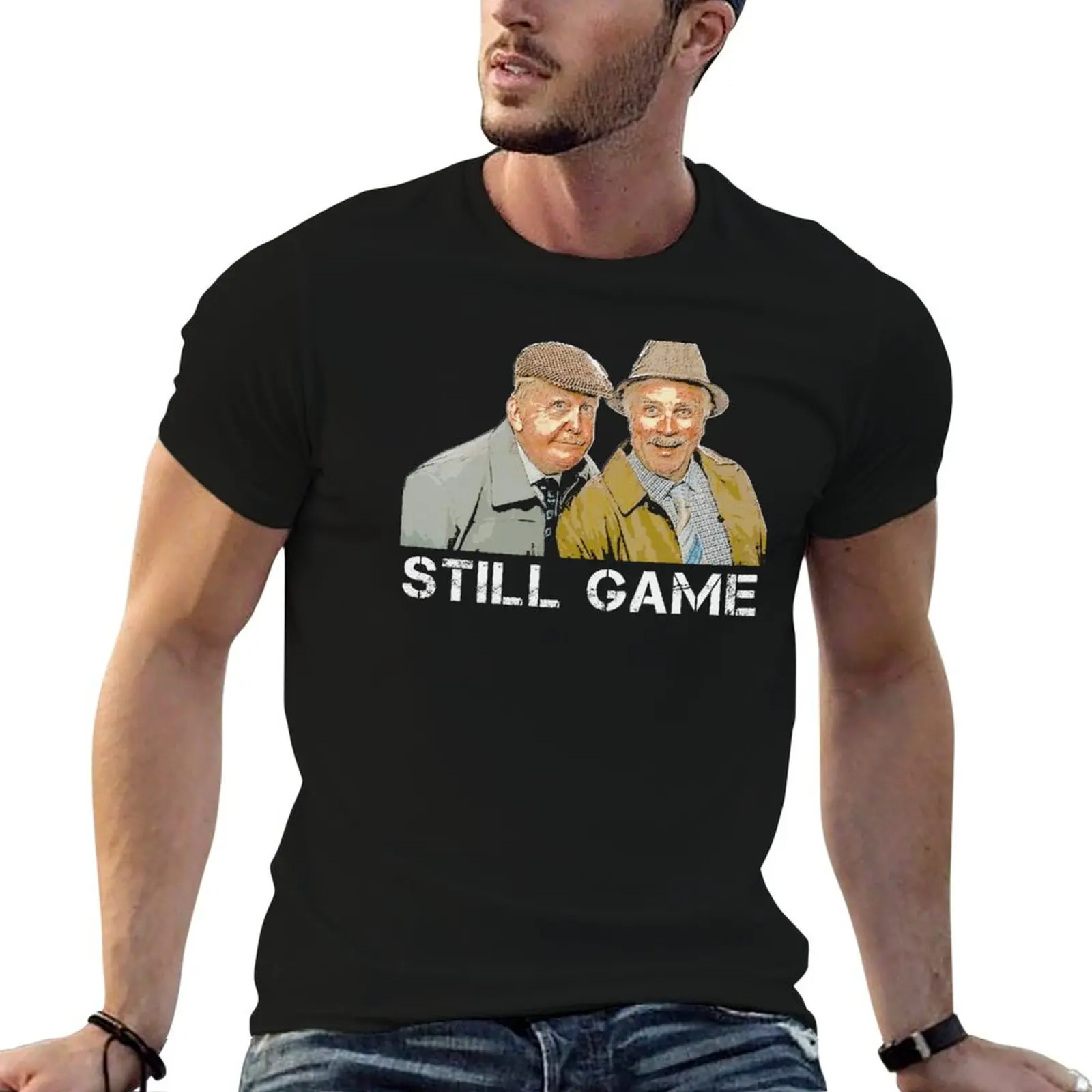 Jack And Victor Still Game T-Shirt Comfortable Workout Short Sleeve Shirt