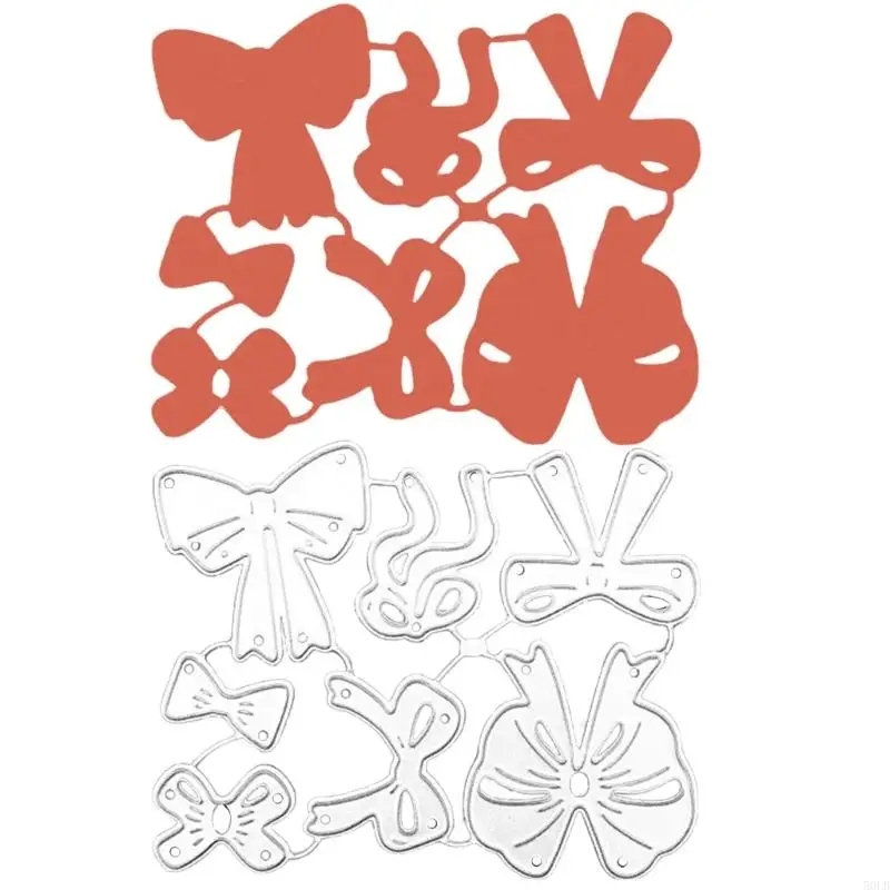 

50LB Knotted-Bow Cutting Dies Embossing Die-Cuts for Birthday Card Making DIY Scrapbooking Album Paper Crafts