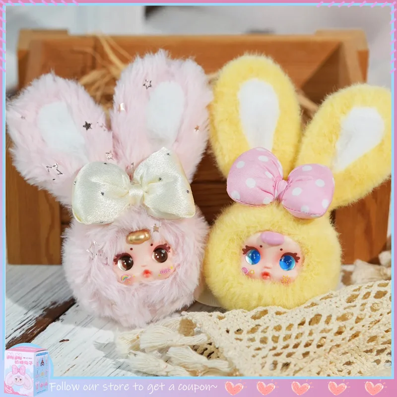 

Original MM Nai Tang Rabbit 2nd Generation Series Blind Box Trendy Collecte Figure Keychain Pendant Desk Decorate Surprise Gift
