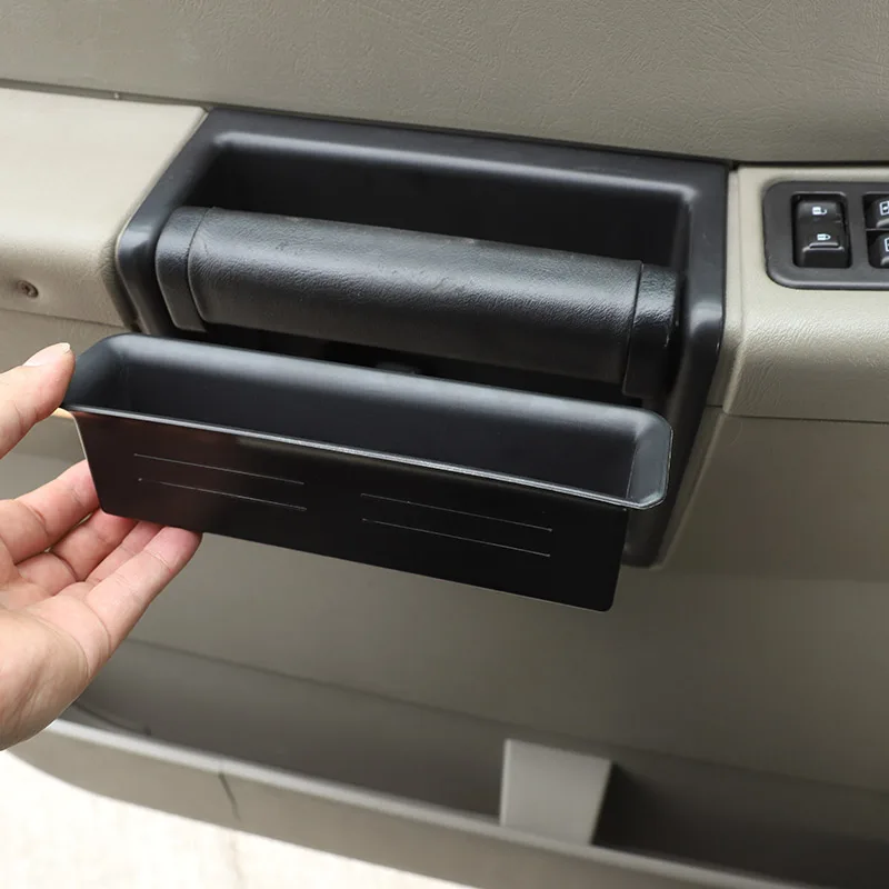 

For Hummer H2 2003-2007 ABS Black Car Multifunction Door Armrest Container Box Storage Tray car accessories