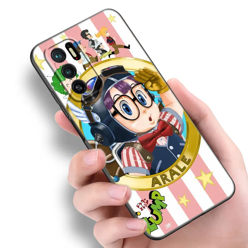 Dr Slump Arale Anime custodia in Silicone nero per Xiaomi Redmi Note 10 11 11S 12 13 4G 8 9 11T Pro 5G Plus 8T 9S 10S 12S