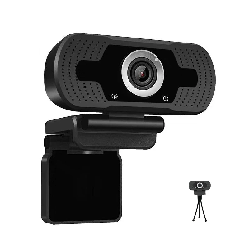1080P USB Webcam Computer Web Camera USB Wide Angle Laptop or Desktop Web Camera with Microphone Manual Focus