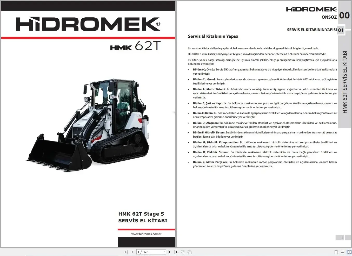 

AutoDVD Hidromek Machinery 2024, руководство по обслуживанию PDF, DVD