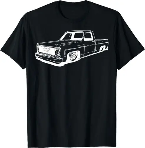 NEW LIMITED Vintage 73-87 Mini C10 Truck Slammed Graphic Dad Gag Father T-Shirt