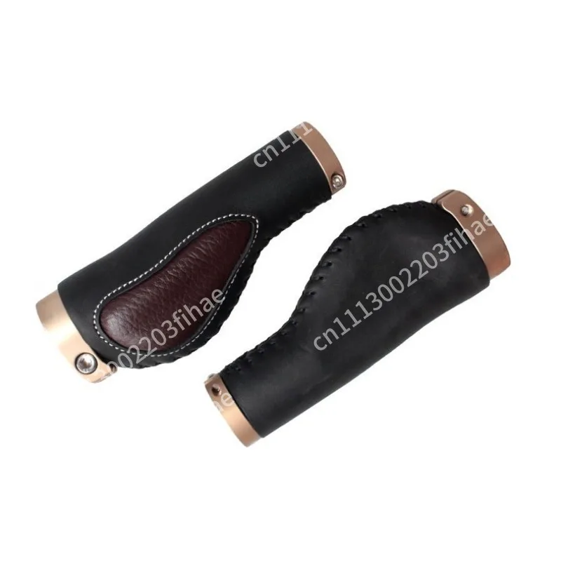 Cowhide handle grip cover mountain self-retro modified recreational vehicle meat ball shock absorption