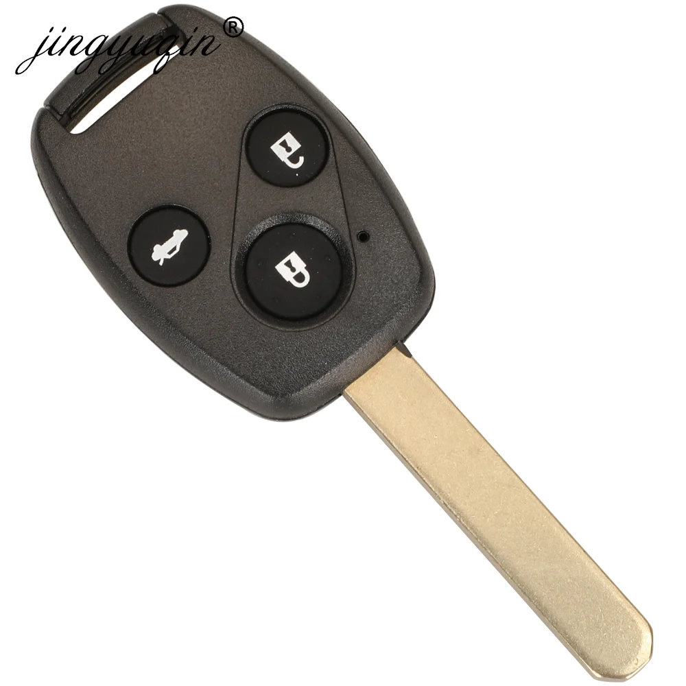 Jingyuqin – clé de télécommande de voiture, 433Mhz, ID46, pour Honda CE0891 HLIK-1T Accord Element Pilot CR-V HR-V City Jazz Odyssey Civic