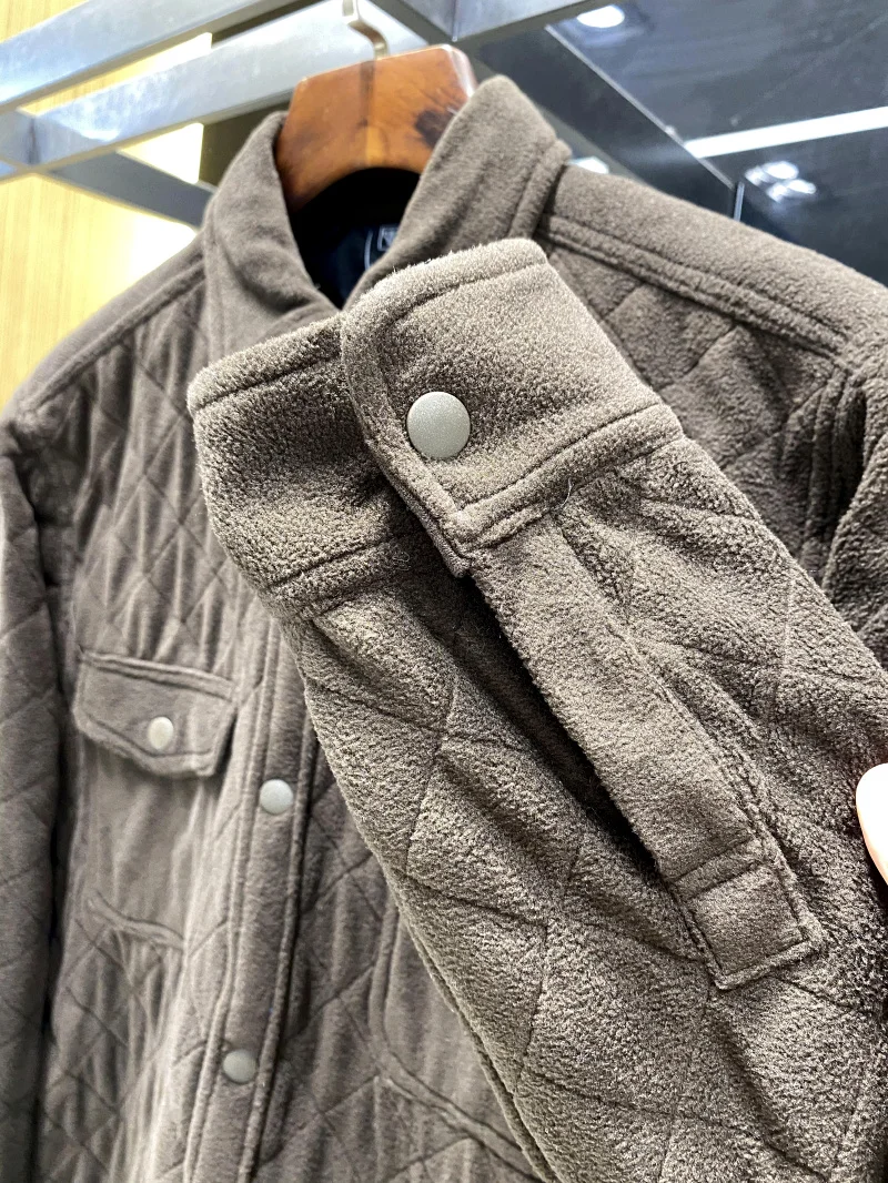 جودة عالية Fce الرجال القطن Jaet مبطن مزيج القطن الدافئة Faionable الياقة الخريف الشتاء تنوعا الشباب العصرية