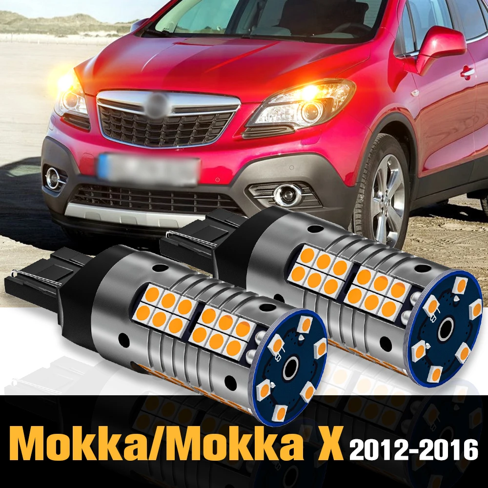 

2pcs Canbus LED Turn Signal Light Lamp Accessories For Opel Mokka Mokka X 2012 2013 2014 2015 2016