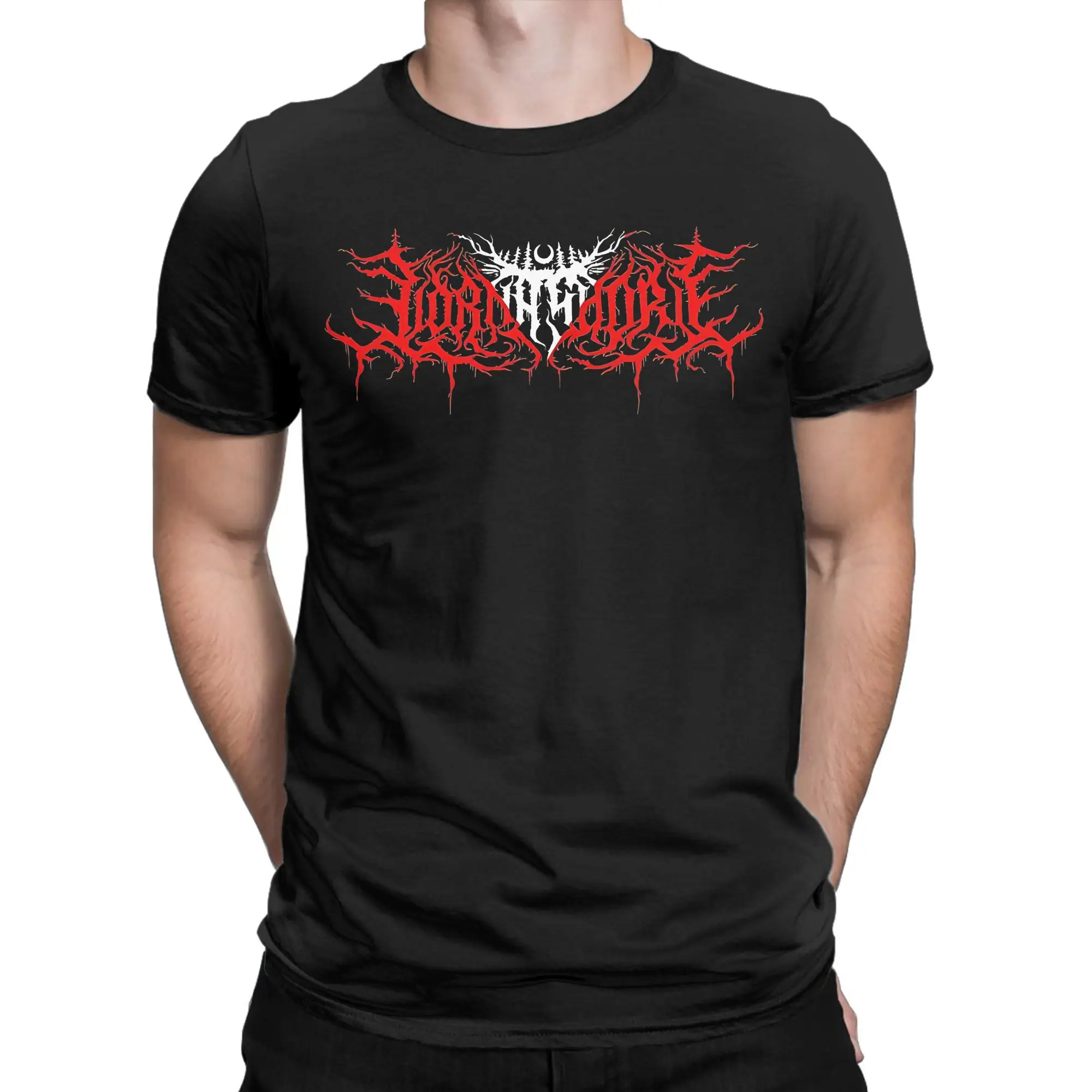 Lorna Shore Band Pure Cotton T-Shirt For Men's Beach  Vintage T-Shirts O-Neck Novelty Tee Shirt Oversize Wholesale Clothes
