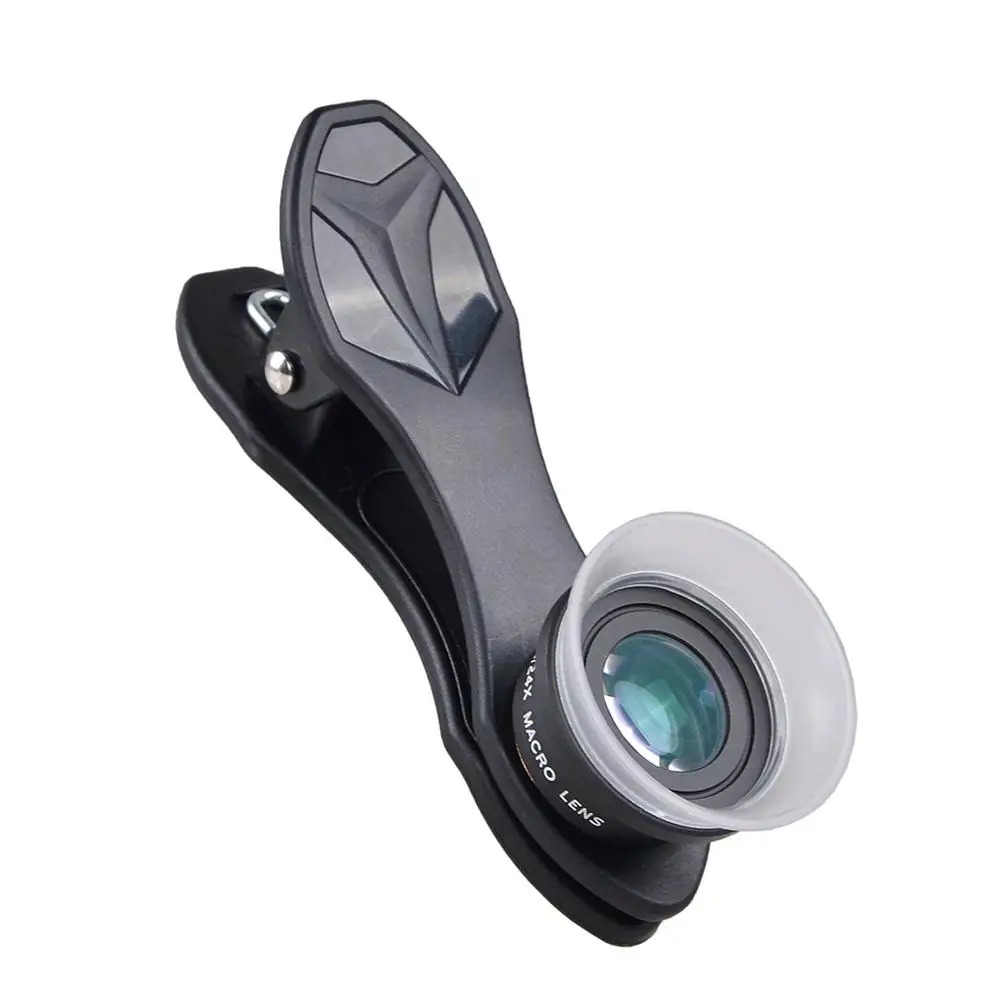 

APEXEL Mobile Phone Lens Professional APL-24X 2 in 1 12X 24X Macro Lens Universal Easy Operation for iPhone Android Smartphones