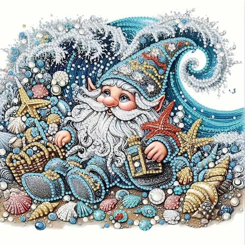 

GATYZTORY 5D DIY Special Shaped Diamond Painting Santa Claus Snowman Art Craft Rhinestone Of Picture Diamonds Painting Home Deco