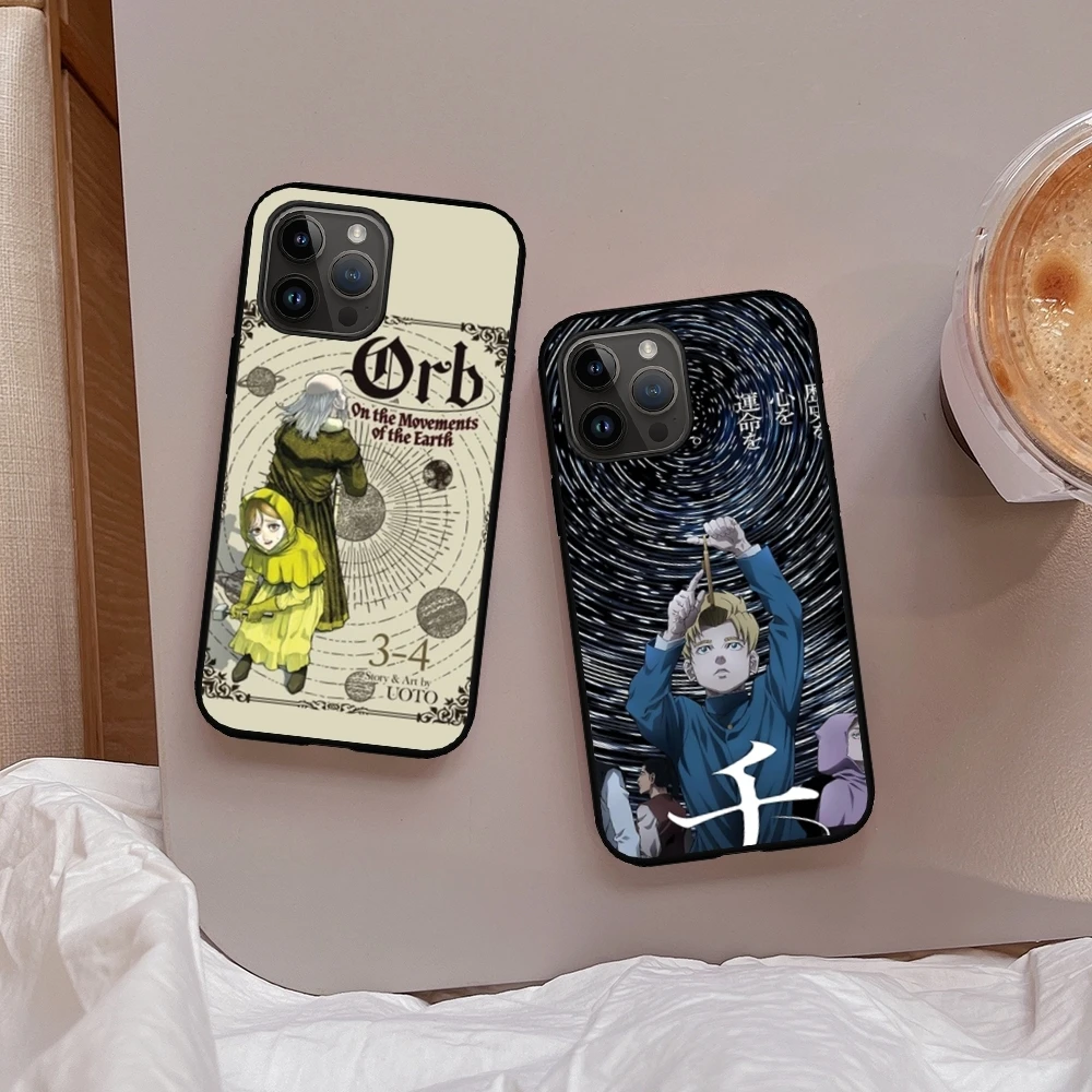 Orb On the Movements of the Earth Phone Case For iPhone16 15 14 13 12 11 X XR XS 8 Plus Mini Pro Max Soft black Shockproof Cover