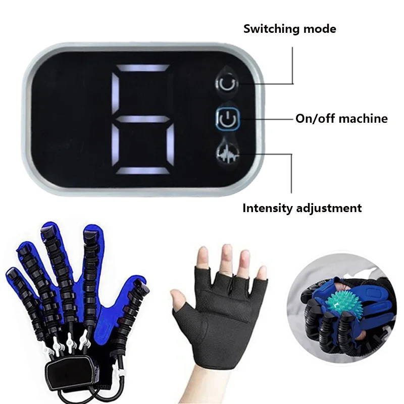 Intelligent Rehabilitation Robot Gloves Automatic Hand Finger Trainer Cerebral Infarction Hemiplegia Recovery Strengthener