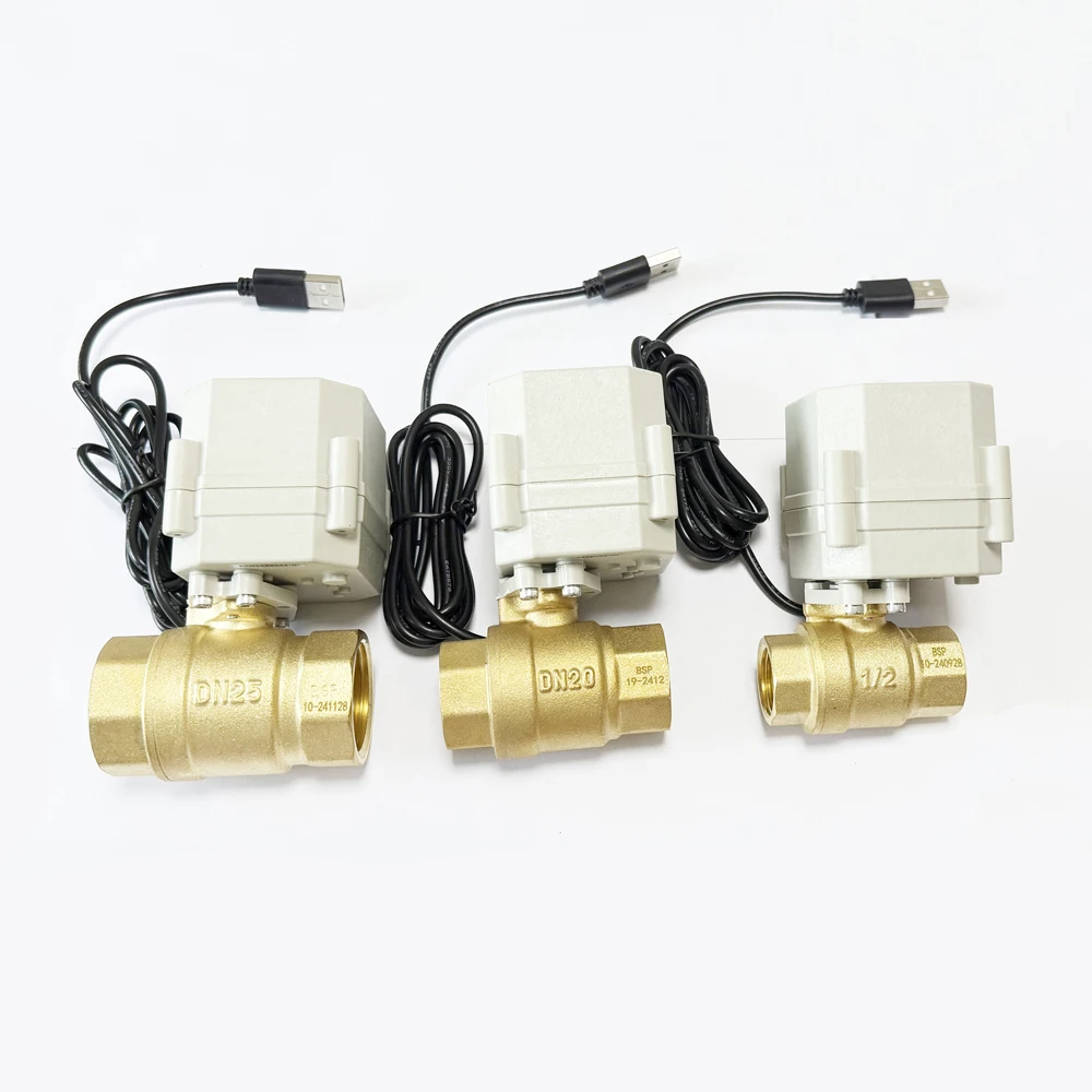 Intelligent Wifi Control Motorized Valve DN25 , IP67, CE 1 inch wireless control Valve with timer control, percentage setting