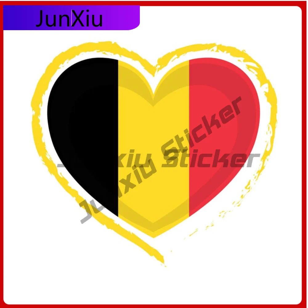 

2X Belgium Stickers Personalizable Outdoor Vinyl Stickers Long Lasting Exterior Decor For Door SUV Scratch Cover Decoration