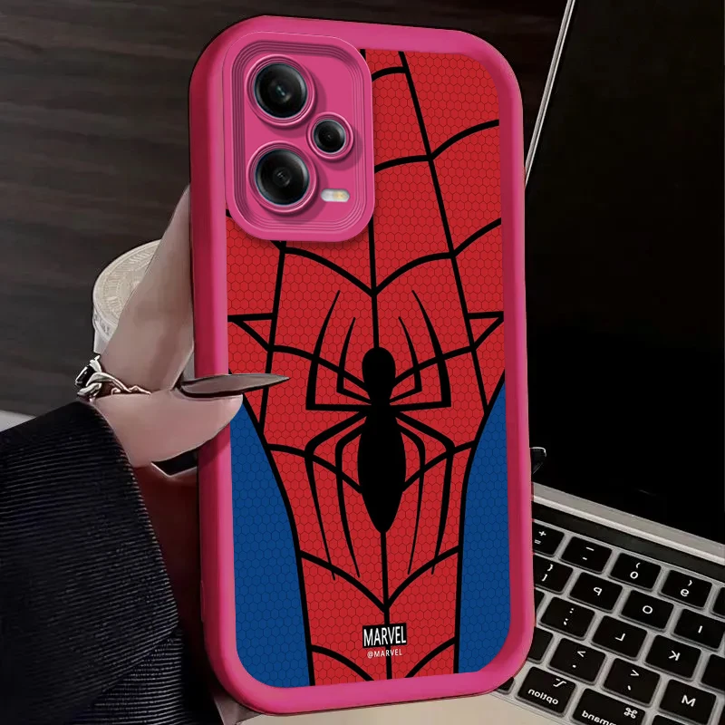 Anime Spider Man Cassa Del Telefono Per Xiaomi Redmi Nota 13 14S 12 11 Pro Plus 5G 12S 11S 10S 10 9 Redmi 14C 13C 12C 4G A3 A3X