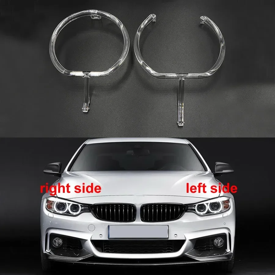 For BMW 4 Series F32 F36 Car Accessories DRL Daytime Running Light Tube Headlight Circle Ring Guide Plate 2013 2014 2015 2016