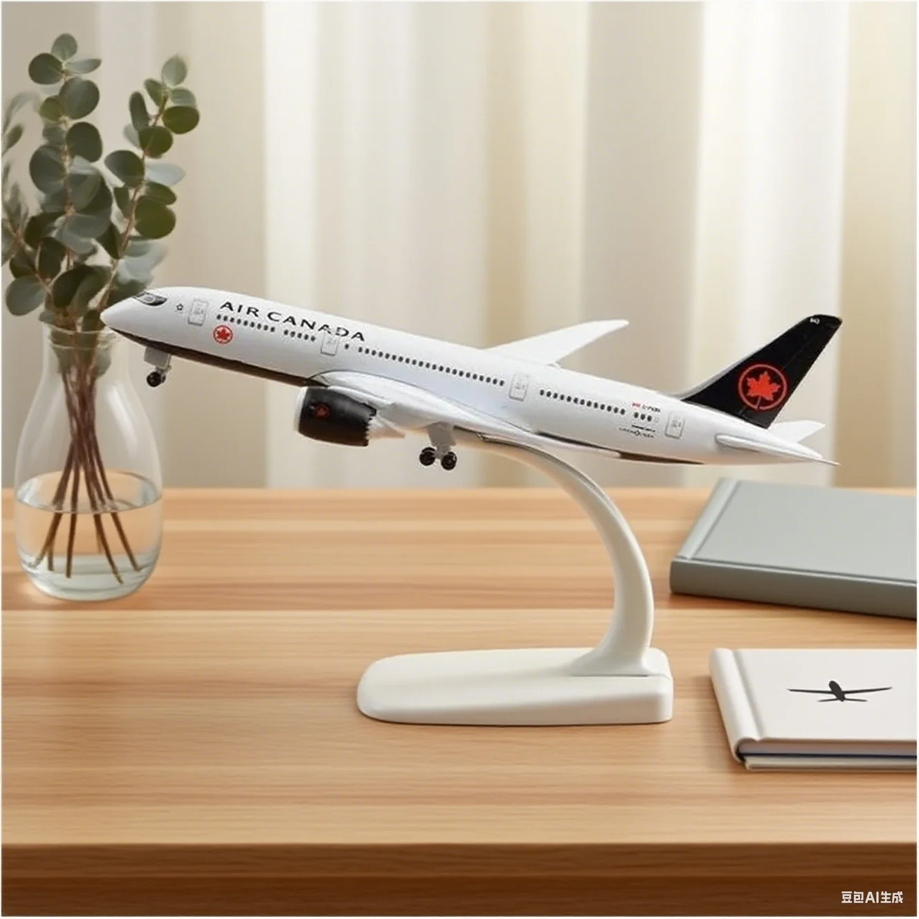 

20 см 1:400 для B787 Canada Airlines, литая под давлением модель самолета из сплава, украшение для зоны приема, подходит для подарка