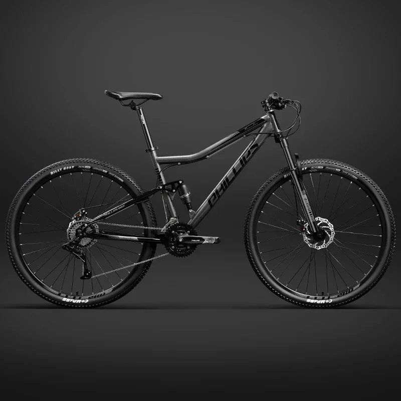 Soft Tail Mountain Bike, doppia bici ammortizzante, bicicletta MTB da fondo, doppio freno a disco, 24 velocità, 27 velocità, 30 velocità,