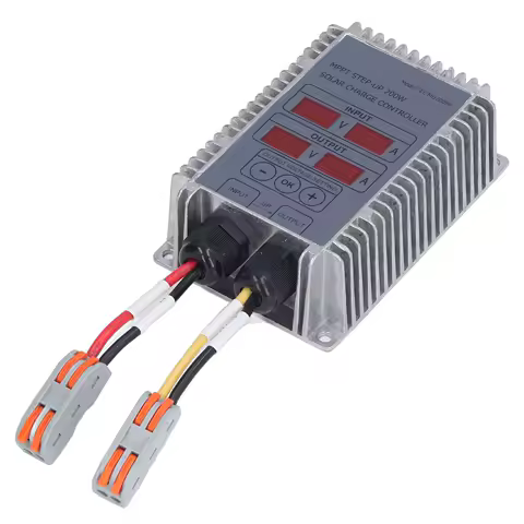 Solar Battery Charge Controller Adjustable Waterproof MPPT Solar Battery Charge Controllerwith Display 24‑85V