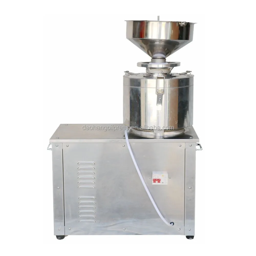 Automatische kleinschalige aardnootpasta slijpen verwerking pindakaas making machine