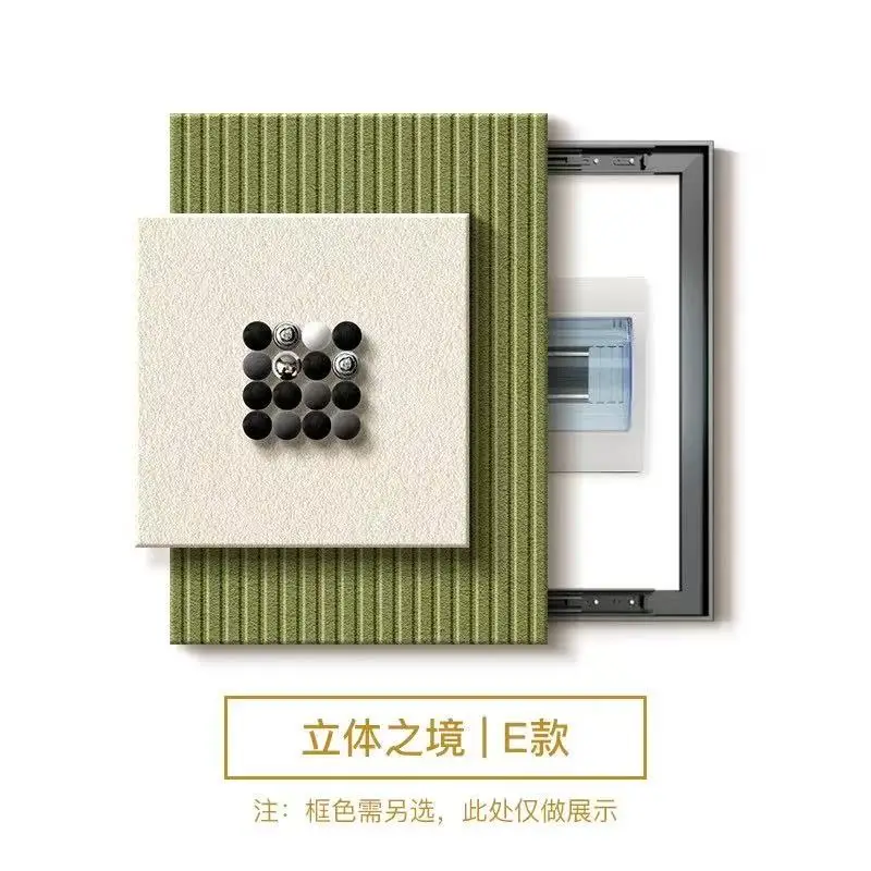 High design minimalist electric meter box decoration painting 2025 new distribution box cover hanging painting electric switch