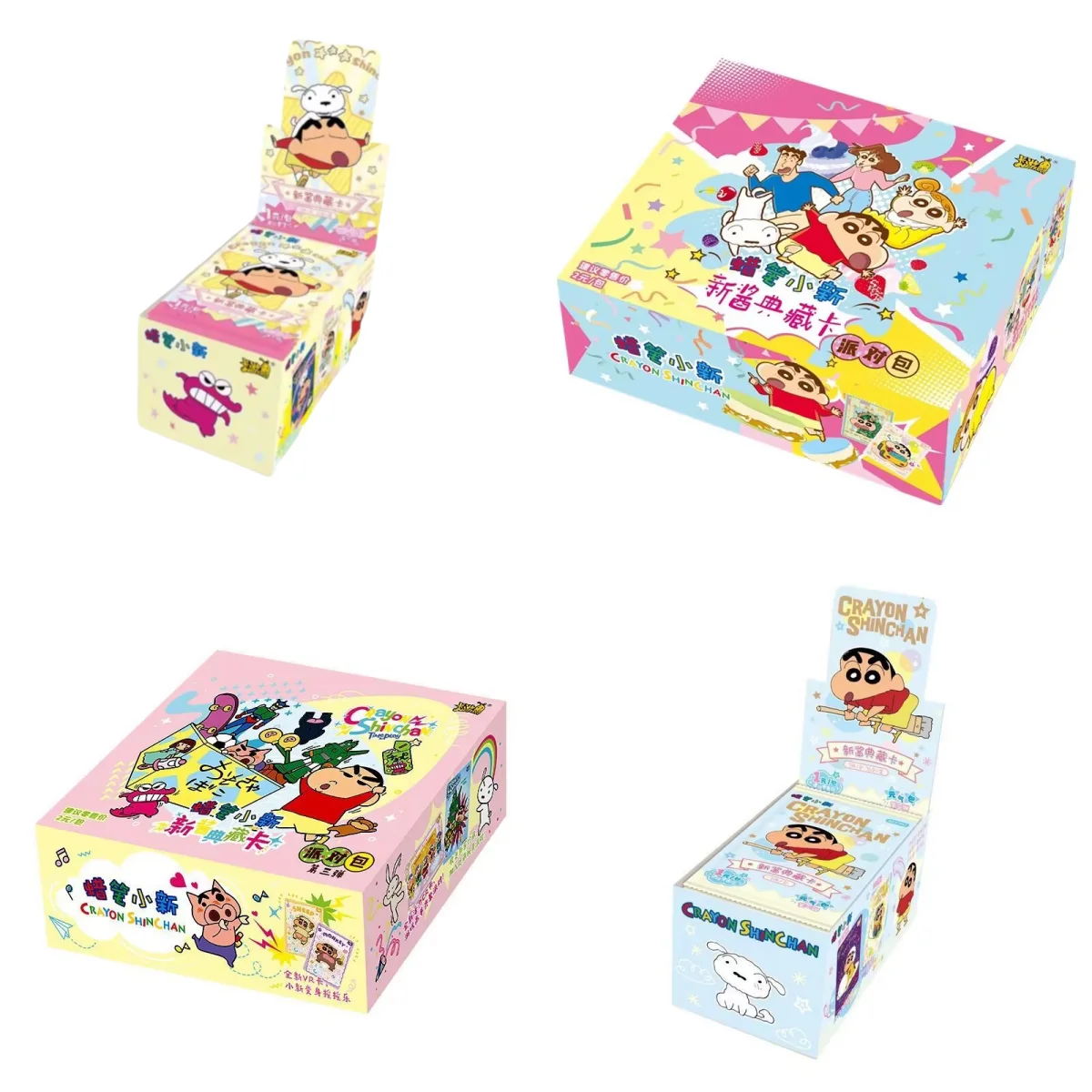 KAYOU véritable Crayon Shin Chan carte vitalité Pack Collection paquet de fête boîte aveugle paquet de cartes Crayon Shin Chan cartes