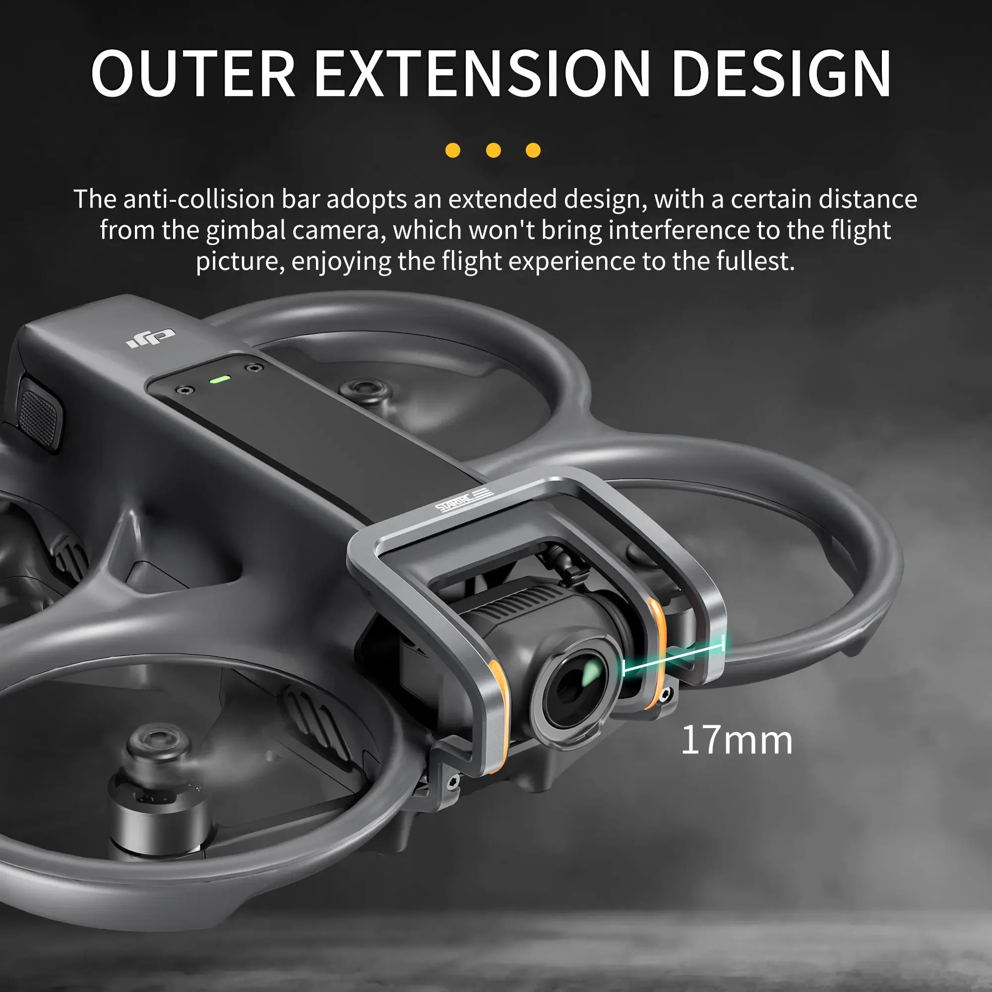 

Защитный бампер STARTRC из алюминиевого сплава для DJI AVATA 2, аксессуары для дрона, защита объектива камеры