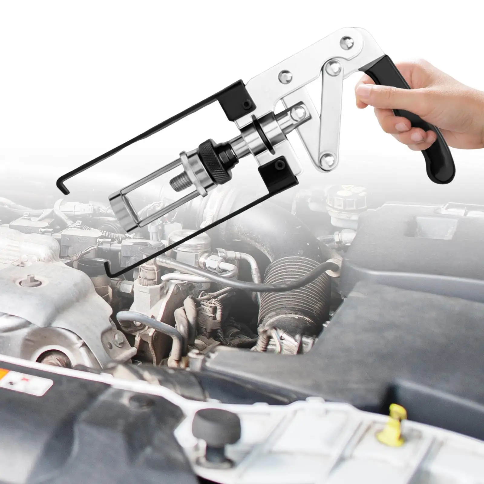 

Engines Spring Compressor Stem Engine Seal Keeper Automatic cam Action Locking Accessory Professional Valve Removal Jaw