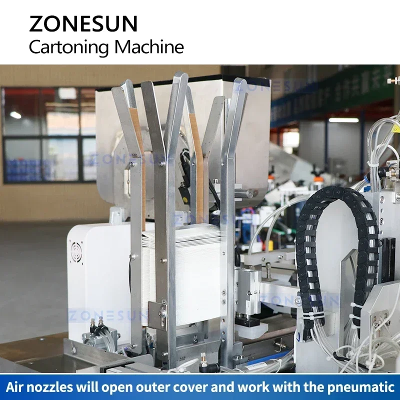 ZONESUN 自動カートン包装機ボックス折り機ロータリーカートン包装およびシール装置 ZS-MSZH50R