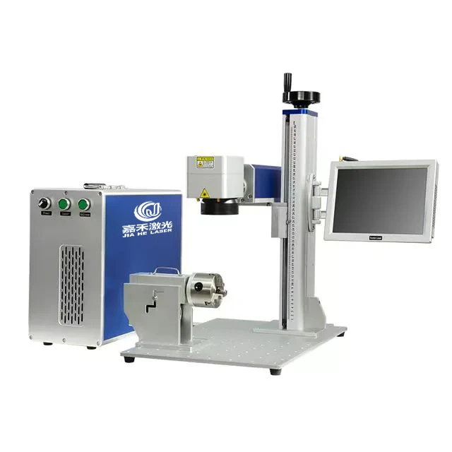 

20W 30W 50W 60W 100W 200W Small Fiber Marking Rotary Engraving Machine for Gold Silver Jewelry Ring Bird Ring Metal Tag