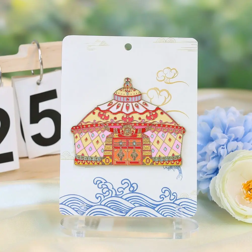 Handmade Inner Mongolia Metal Refrigerator Magnet Retro Style Cultural Keepsake Decorative Utility For Home Wall Decor