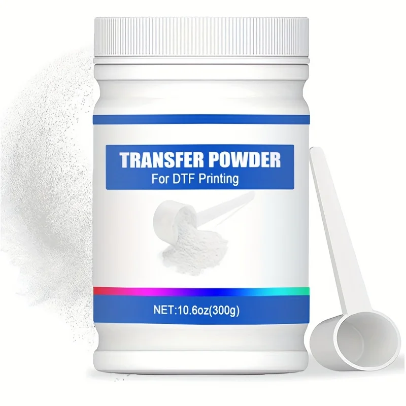 300g DTF Powder Hot Melt DTF Transfer Adhesive Powder For DTF Transfer Ink Powder For Direct To Film Printing On All Fabric