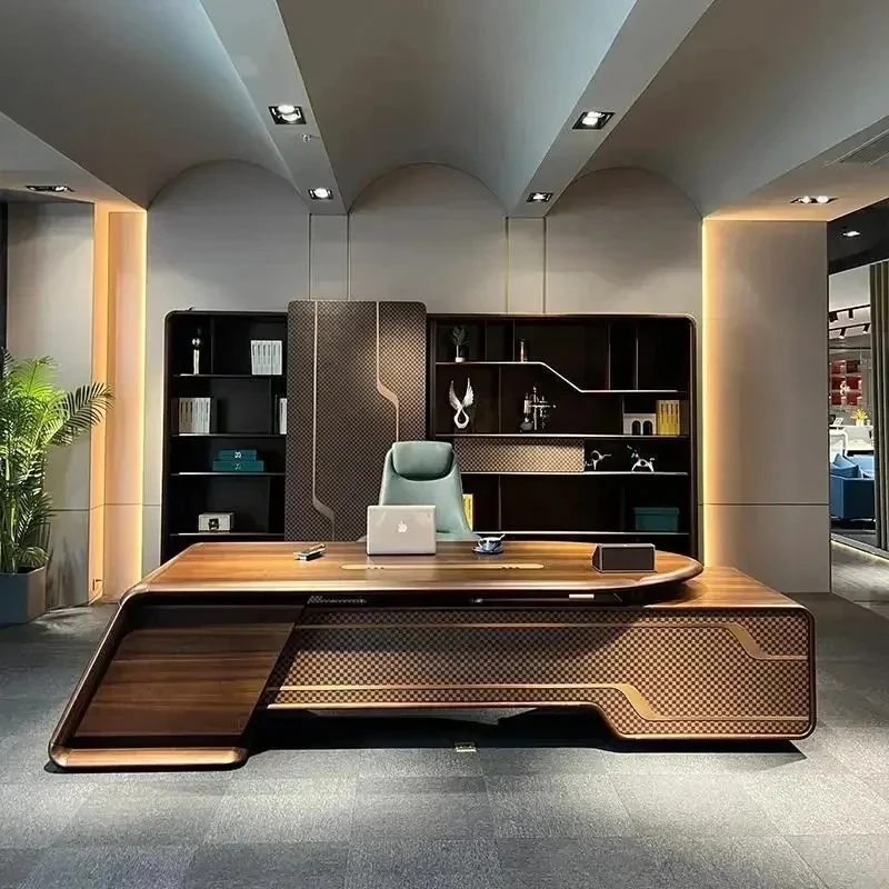 %Asthetic Writing Office Desk Storage Designer Organizer Study Office Desk Drawers Modern Luxury Mesa De Escritorio Furniture