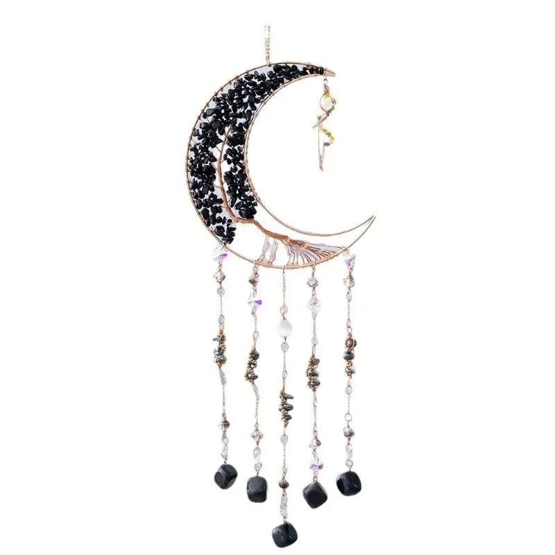 

Handmade Crystal Healing Energy Wall Hanging Home Decor Sunlight Catcher Dream Catcher Window Chime