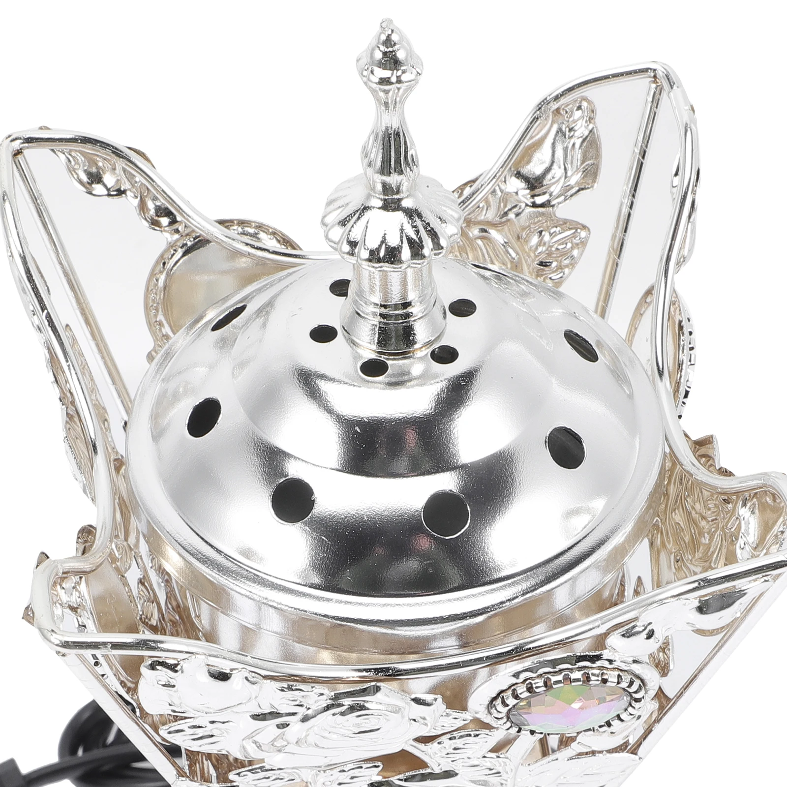 

Charcoal Incense Burner Frankincense Electric Iron Censer Comfortable Atmosphere Aromatherapy