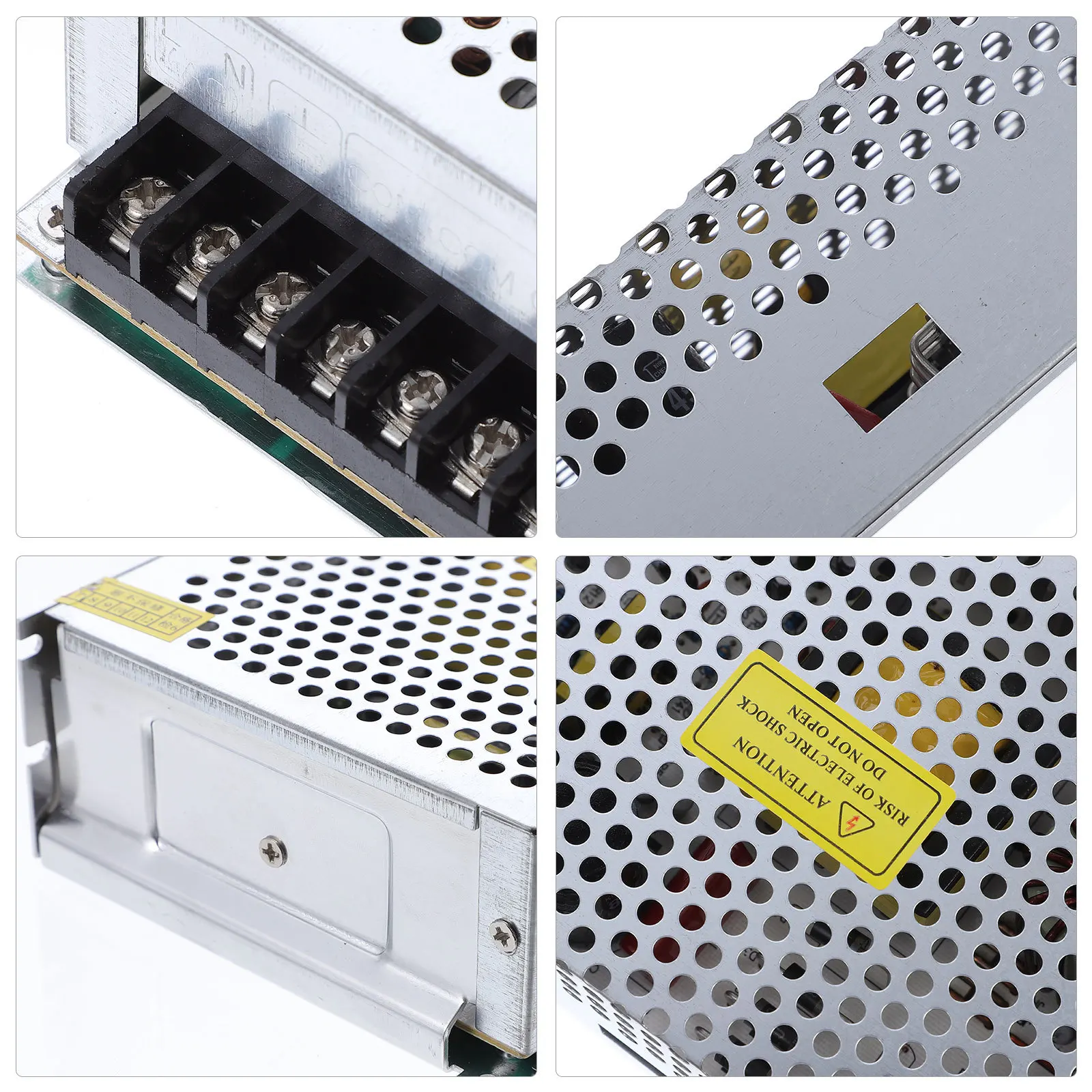 

5V 40A 200W Regulated Switching Power Supply Adapter LED Light Bar Monitor High Efficiency Cooling Easy Carry Use