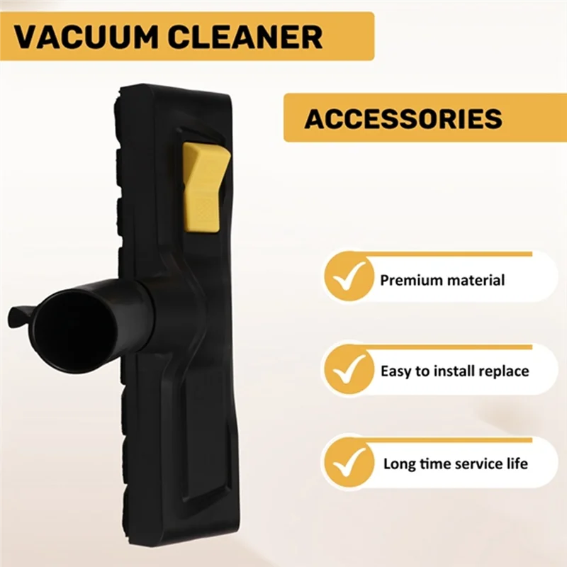 ABUS-For Karcher WD4 WD5 WD6 فرشاة الأرضية حقيبة ملابس قابلة للاستبدال قابلة للتحويل الرطب/الجاف فوهة الطابق فرشاة رئيس مرفق